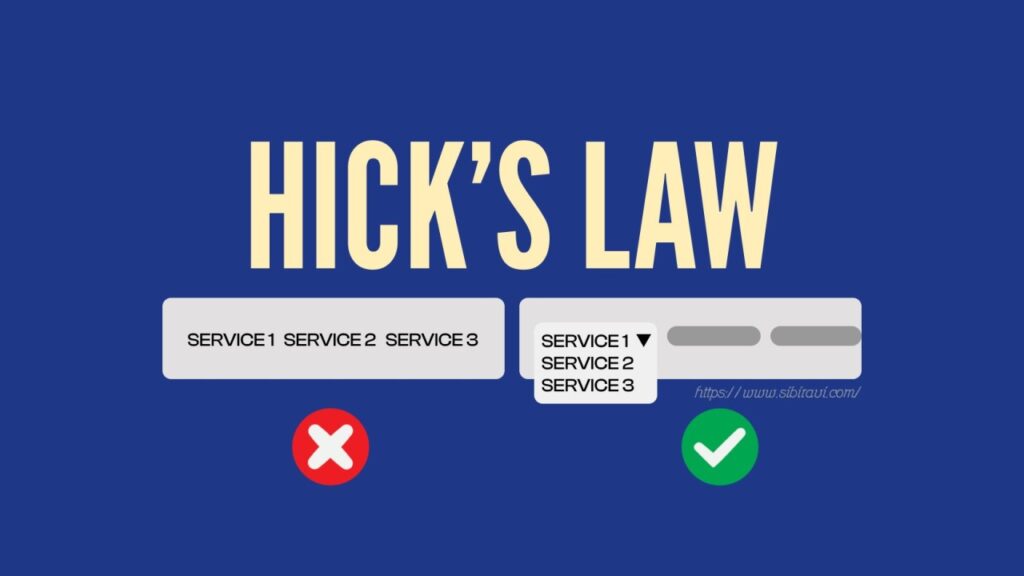 How Neurodesign Is Reshaping User Experience hick's law