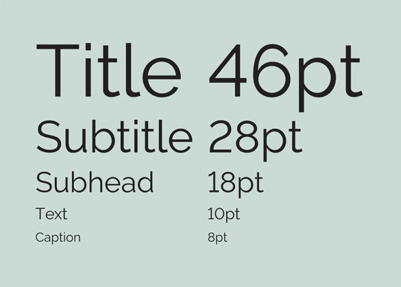 Typography Hierarchy