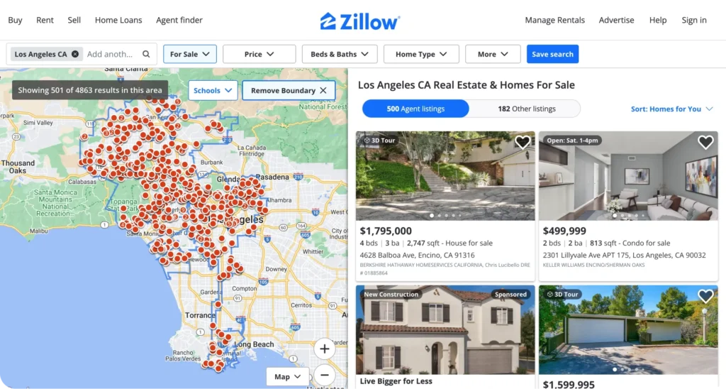 Using Maps as the Core UX in Real Estate Platforms maps