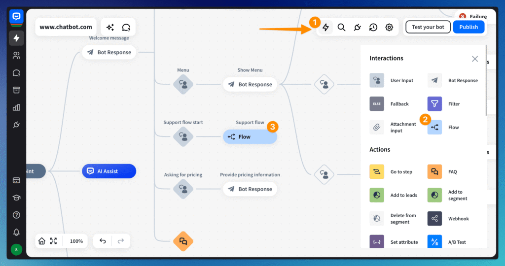 Conversational UX: From Chatbots to UX Design flow block 1 - Raw.Studio