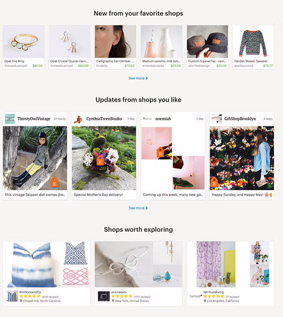 Etsy UX