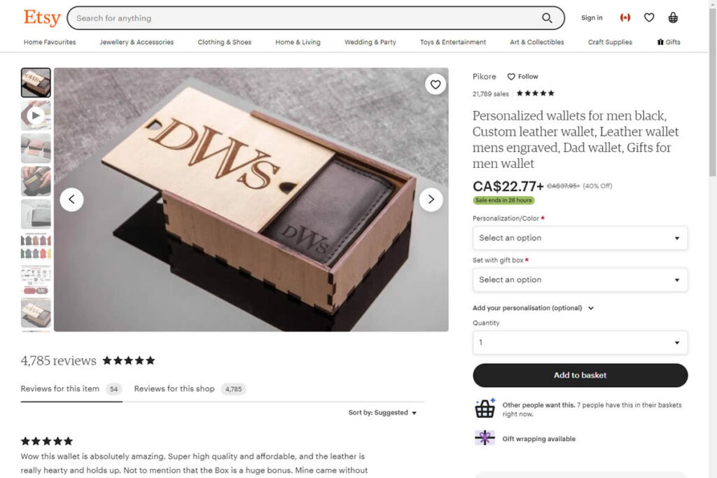 Etsy UX