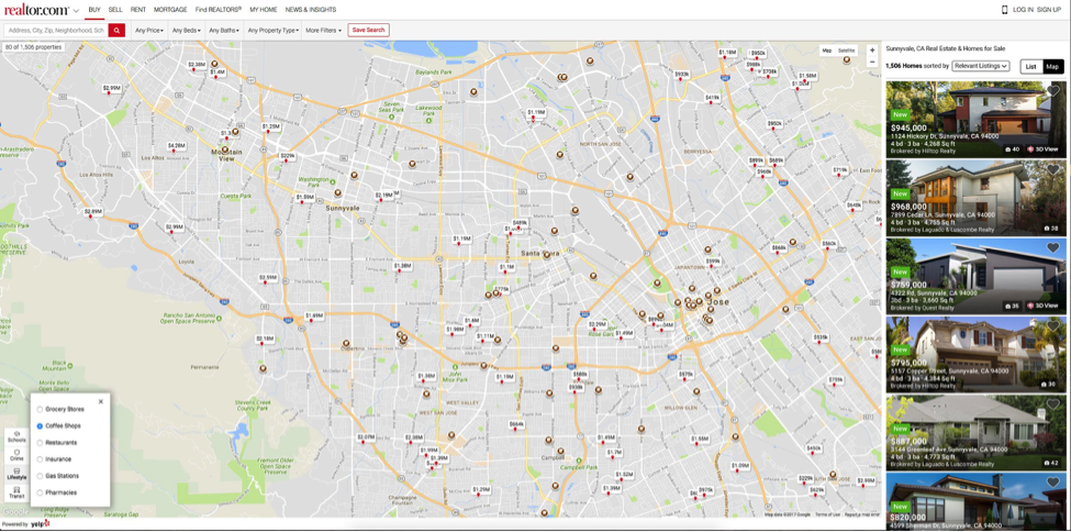 Using Maps as the Core UX in Real Estate Platforms maps