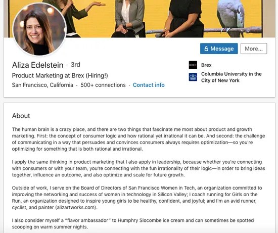 LinkedIn UX
