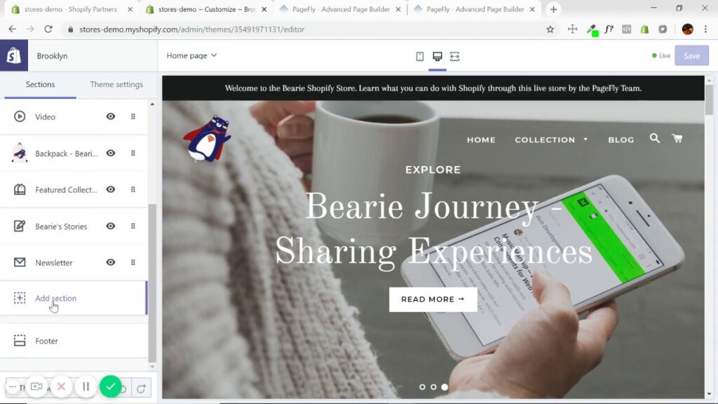 Shopify UX