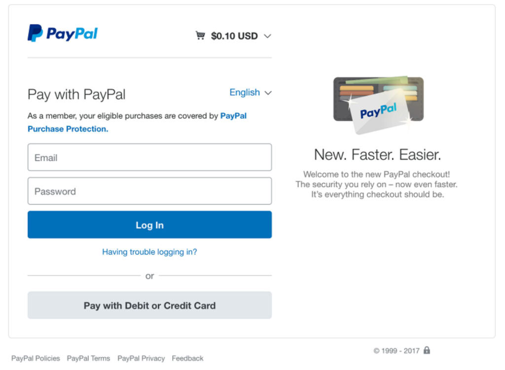 Paypal UX