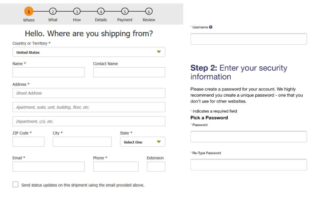 Reducing Checkout Abandonment Through Micro UX ups0usps - Raw.Studio